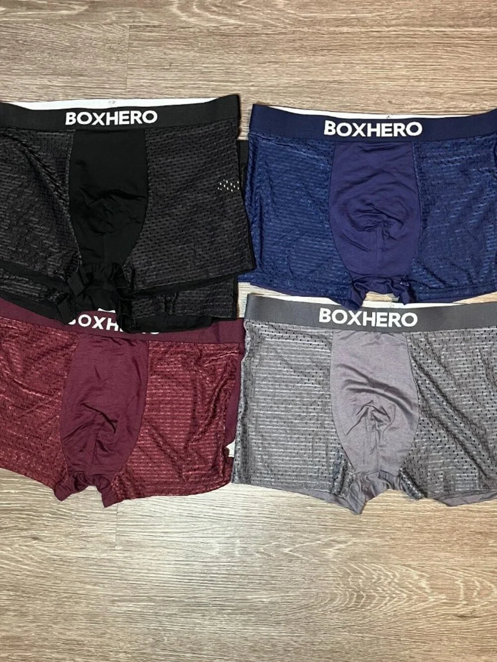 Boxhero Bamboo Fiber Boxer Briefs XL Men's Underwear 5-Pack NWOT XL
